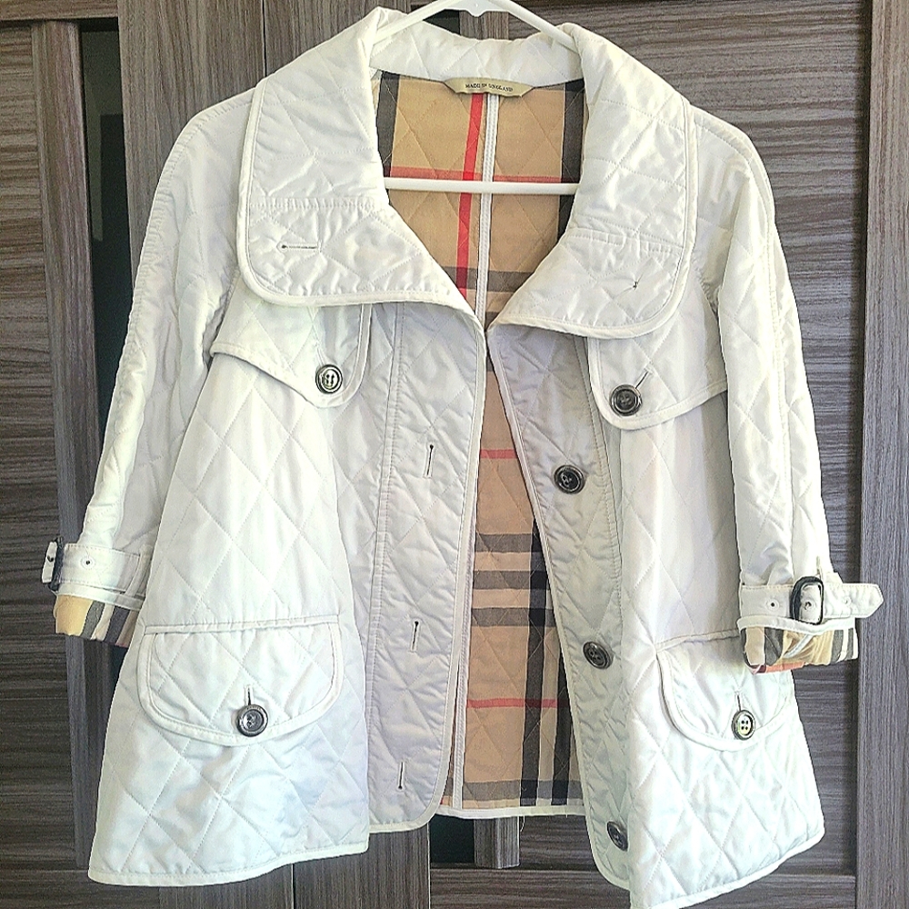 Burberry Quilted Cropped Coat